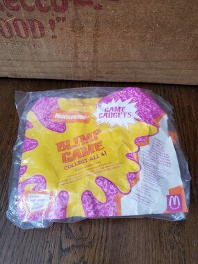 Vtg NEW McDonald's Happy Meal Toys Vintage 1992 Blimp Game Nickelodeon